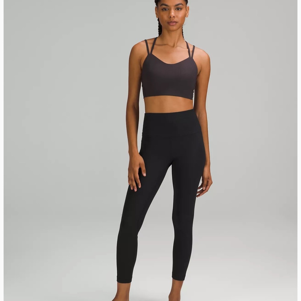 Lululemon align ribbed high rise leggings 25”